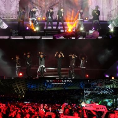 비스트(BEAST), 중국 심천 공연에 2만 관중 열광