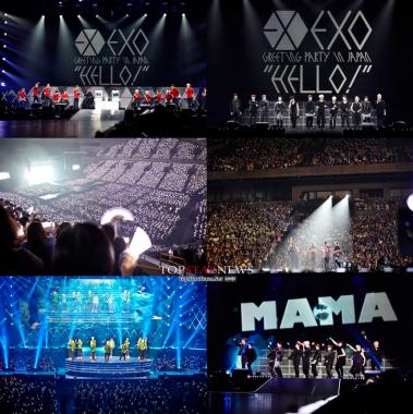엑소(EXO), 일본 첫 이벤트에 10만명 열광