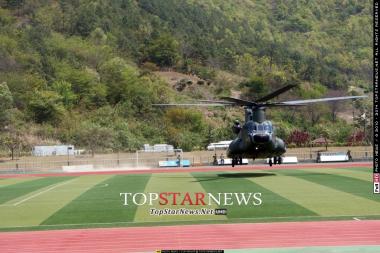 [HD포토] 착륙하는 CH-47 (세월호참사)