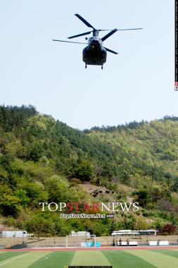 [HD포토] 위엄있는 착륙 (세월호참사)