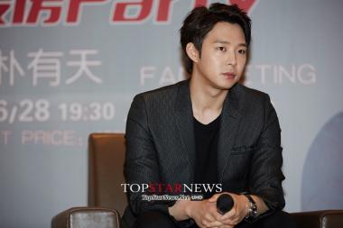 JYJ 박유천, 상해 기자회견에서 ‘해무’ 개봉 관련 소감