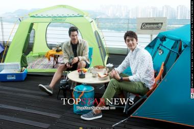 [HD포토] 김산호-이이구, ‘캠핑 준비 완료!’
