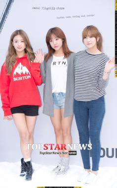 [HD포토] 에이핑크(Apink) 윤보미-김남주-오하영, ‘3인 3색 미녀들’ (버튼)