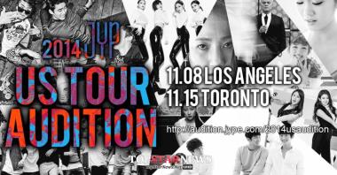 JYP엔터테인먼트, 오는 11월 2014 ‘JYP US Tour Audition’ 개최