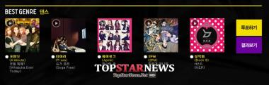 포미닛-티아라-에이핑크-투피엠-블락비, ‘2014 SBS MTV BEST MV’ 노미네이트… ‘1위는?’