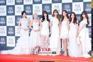 [UHD포토] 가요대축제 소녀시대(SNSD), ‘새하얀 드레스로 깔맞춤한 여신들’