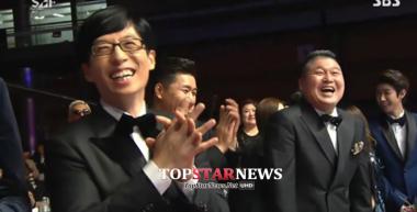 SBS ‘연예대상’ 2014, 유재석 트리플크라운 실패에도 격렬한 박수…‘유느님’