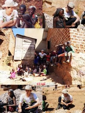 백성현, 아프리카 우간다 ’희망전도사’… 현장 사진 공개
