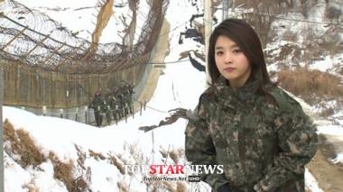 김나나, 군복 차림으로 ‘GOP 최전방’ 방문…‘미녀 기자’
