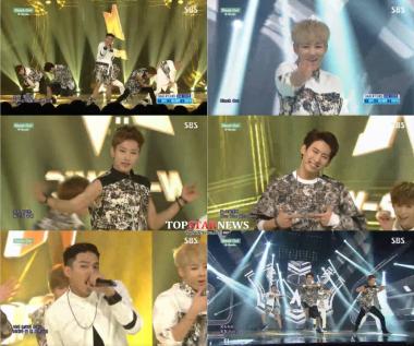 ‘인기가요’ 엔소닉(N-SONIC), ‘블랙아웃(Black Out)’ 열창해… ‘여심 흔들’