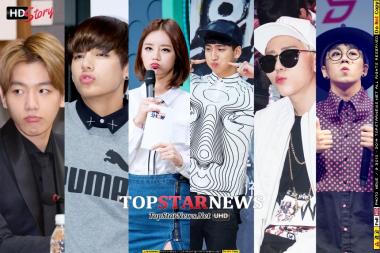 [HD Story] Lips calling to be kissed, ‘chu~’ EXO Baekhyun, BTS V, Girl’s Day Hye Ri, B1A4 Baro, Block B Zico, Block B Tae Il, Apink Yoon Bo Mi, Rainbo