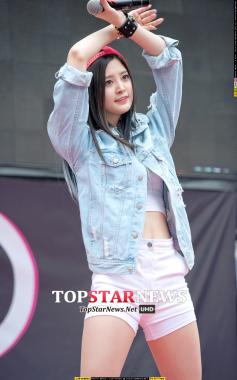 [현장리포트] 이엑스아이디(EXID) 정화, “많이 받은 사랑, 꼭 보답하고 싶었어”…‘예뻐라’