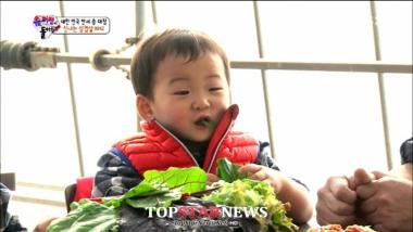 ‘슈퍼맨이 돌아왔다’ 민국, 쌈밥의 매력에 푹 빠져… ‘먹방민국’