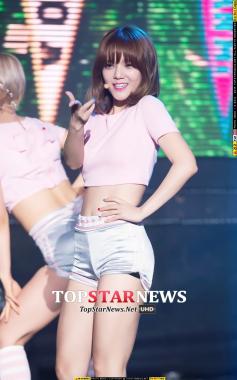 [HD포토] 에이오에이(AOA) 지민, 깜찍한 랩퍼 등장이요…‘하트어택’ (더 쇼)