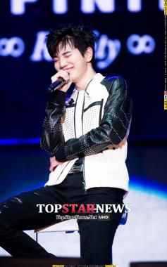 [HD포토] 인피니트(INFINITE) 이성종, 막내의 상큼한 웃음…‘상큼발랄’ (인피니트 쇼케이스)