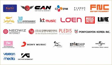 SM-YG-JYP-FNC 등 14개 대형기획사 한국음악콘텐츠산업협회 가입