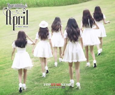 에이프릴(April), 첫 미니앨범 ‘드리밍’ 트랙리스트 공개…‘기대감 상승’