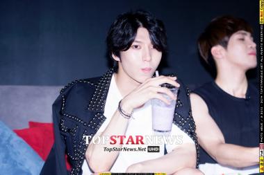 [UHD포토] 빅스(VIXX) LR 레오, 먹이주머니에 음료 저장중이에요…‘햄토리 같아’ (한위싱동타이)