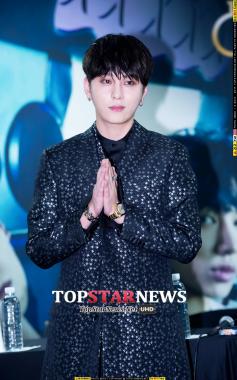 [HD포토] 비스트(BEAST) 용준형, 두손을 모으며 인사…‘잘생겼다’ (비스트 콘서트)