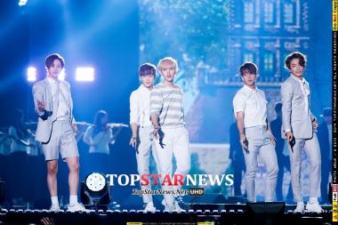 [UHD포토] 비원에이포(B1A4), 청초함이 물씬 풍기는 무대…‘요정들이네’ (K-POP 슈퍼콘서트)