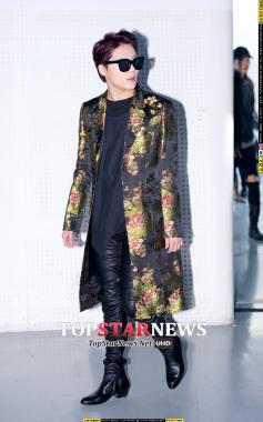[HD포토] 제이와이제이(JYJ) 김준수, ‘패션위크에 등장한 황제’ (서울패션위크)