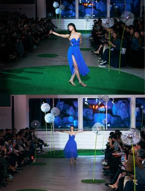 김규리, 이상봉 패션쇼 갈라쇼 무대에서 ‘애절한 연기‘ 선사…‘여신 강림’