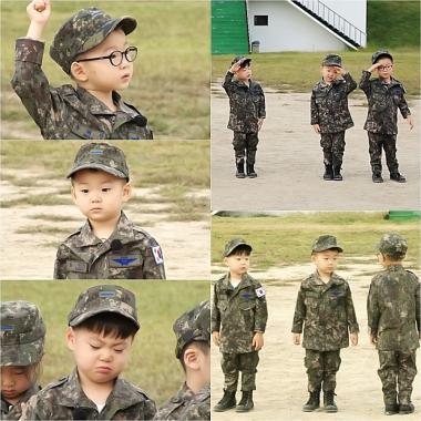 ‘슈퍼맨이 돌아왔다’ 삼둥이, 공군 제식훈련 도전…‘눈물 펑펑’