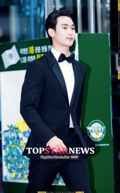 [HD포토] 김수현, ‘한류 대세남의 당당한 워킹’ (APAN STAR AWARDS)