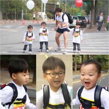 ‘슈퍼맨이 돌아왔다’ 삼둥이, ‘3人 3色’ 마라톤 레이스 현장 포착… ‘관심 증폭’