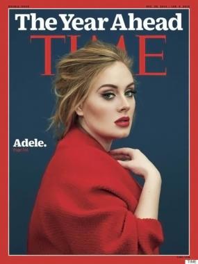 아델(Adele), ‘타임(TIME)’15년 연말 합본호 표지 모델 되다…‘파워당당’