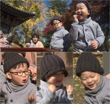 ‘슈퍼맨이 돌아왔다’ 삼둥이, ‘사찰 운동회’서 산다람쥐에 빙의… ‘귀염사’