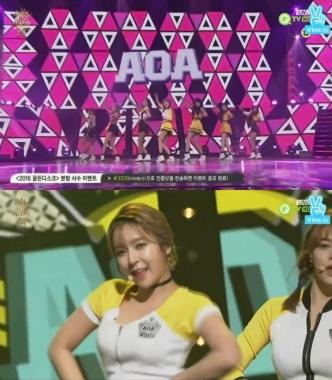 ‘골든디스크’ AOA, 추운 날씨에도 뜨거운 심쿵 매력