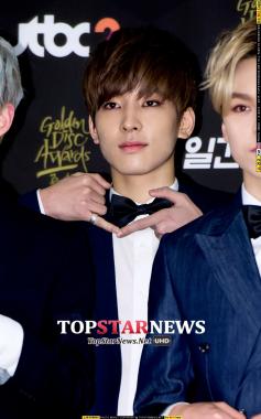 [HD포토] 세븐틴(SEVENTEEN) 원우, ‘잘생김이 한가득’ (골든디스크)