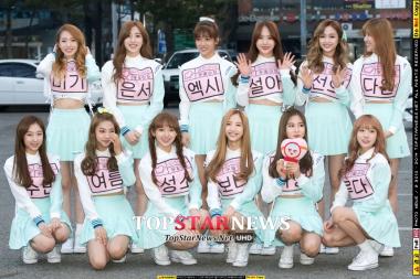 [UHD포토] 우주소녀(WJSN), ‘시선 사로잡는 꽃다발 그룹’ (뮤직뱅크 출근길)