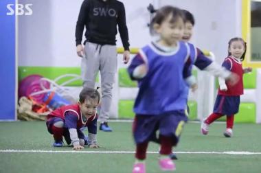 ‘오 마이 베이비’ 태오-태린, 있는 힘껏 달려라 도전 ‘축구왕’