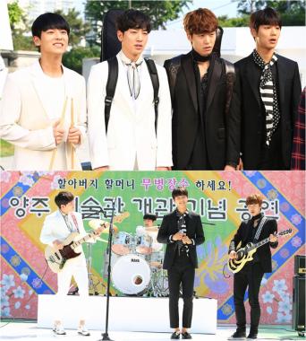 ‘딴따라’ 씨엔블루 강민혁-틴탑 엘조-공명-이태선, 공연장 보자마자 ‘멘붕’