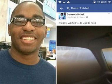 침수되는 자동차에 갇힌 한 남자의 마지막 페이스북 게시글