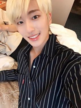 [스타SNS] 스누퍼(SNUPER) 세빈, 금발도 잘 어울려서 큰일…‘월요병 극복’