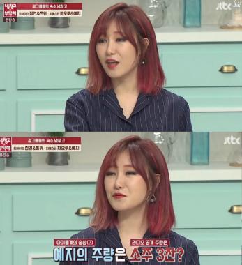 [예능리뷰] ‘냉장고를 부탁해’ 피에스타 예지, “주량 소주 3잔? 소주잔의 크기 얘기하지 않았다”