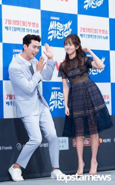 [HD포토] 투피엠(2PM) 옥택연-김소현, ‘귀신과 인간의 환상 케미’