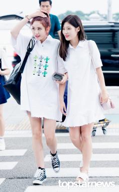 [HD포토] 아이오아이 (I.O.I) 전소미-정채연, ‘공항을 환하게 밝히는 두 미녀’