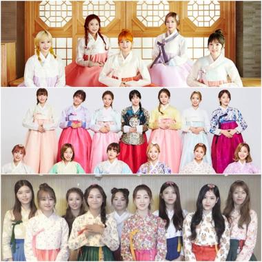 [테마] 단체로 추석인사에 나선 꽃 미모 걸그룹 3팀…‘레드벨벳-우주소녀-구구단’