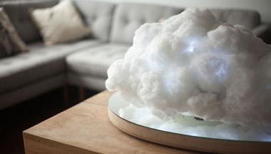 구름이 공중에 떠있는 ‘흰 구름’ 블루투스 스피커