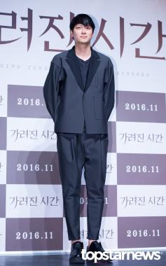 [HD포토] 강동원, ‘잘생긴 얼굴 돋보이는 올블랙 패션’