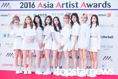 [UHD포토] 트와이스(TWICE), ‘상큼한 아홉 소녀들’ (2016 아시아 아티스트 어워즈, AAA)