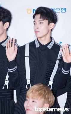 [HD포토] 세븐틴(SEVENTEEN) 도겸, ‘석민이 보고 심장에 염증났어…독염’