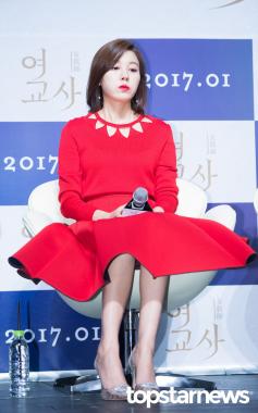 [HD포토] 김하늘, ‘아무나 소화 못하는 레드 립+레드 패션’