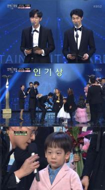 ‘2016 KBS 연예대상’ 이서언, 인기상 수상 소감 “감사합니다”