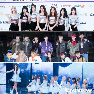 [HD테마] 새해 첫 ‘음악중심’ 무대가 기대되는 아이돌…‘에이오에이-세븐틴-우주소녀’