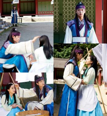 ‘화랑’ 박서준-박형식-고아라, 애타는 세 남녀의 복잡 미묘한 ‘현장 포착’